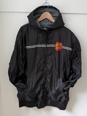 SANTA CRUZ SKATEBOARDS Classic Dot Windbreaker Jacket XL